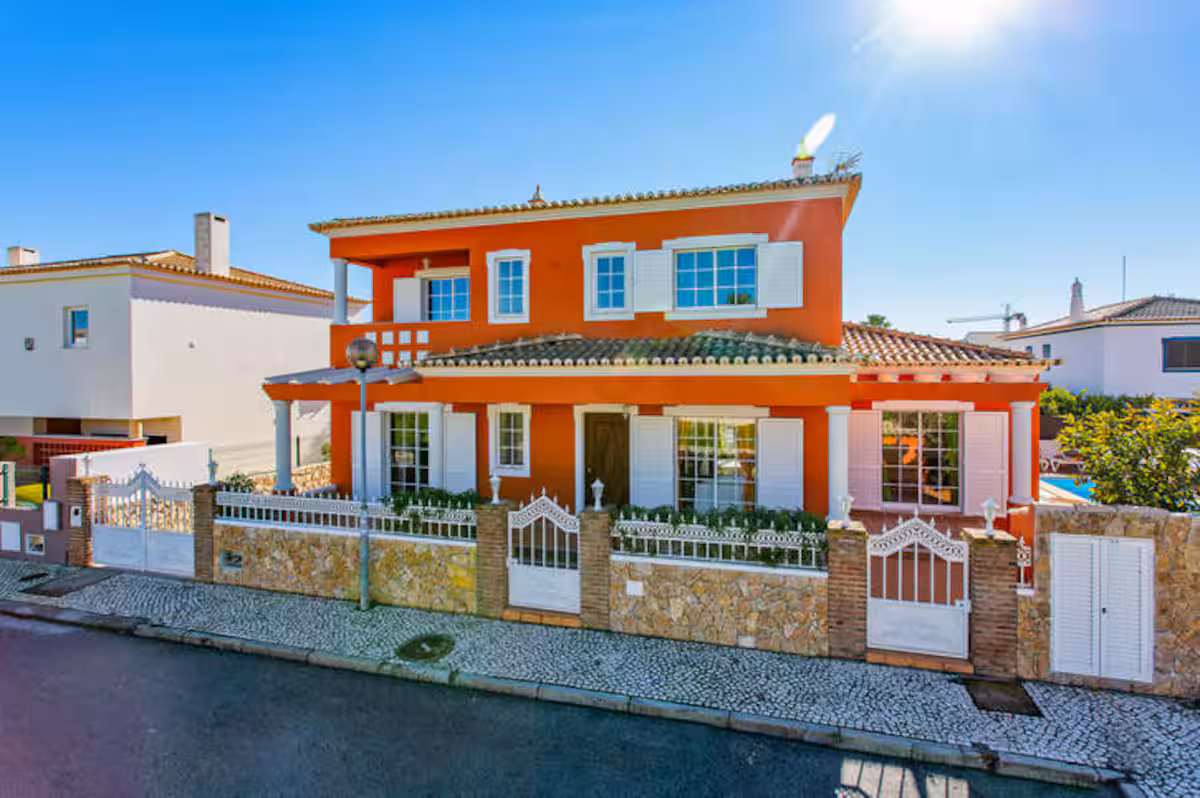 Front of the villa